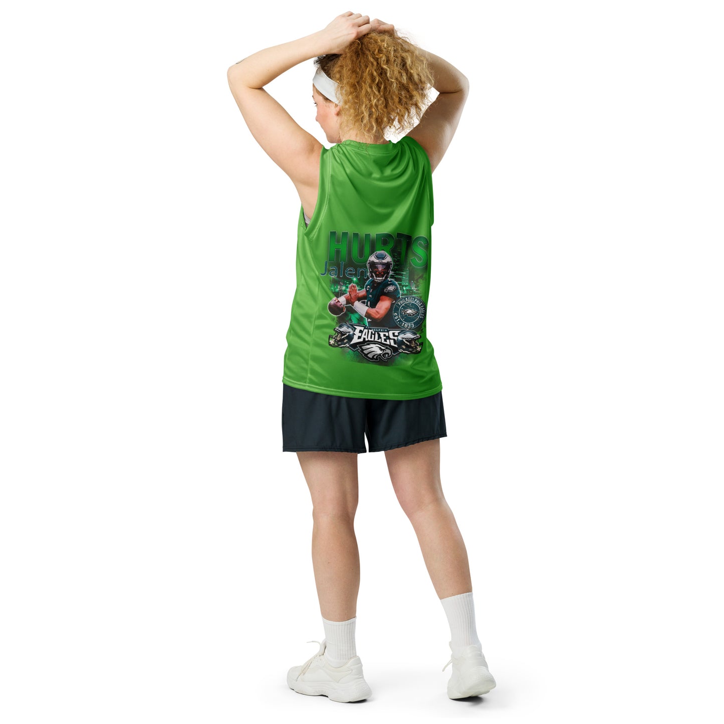 Recycled unisex basketball jersey